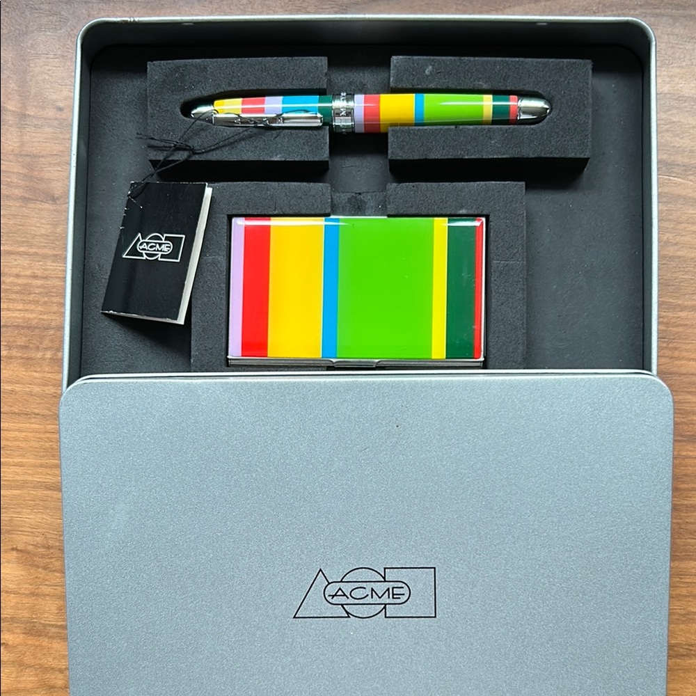 ACME Gene Meyer Ballpoint Pen and Card Holder Set